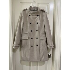 MNG women wool blend overcoat size L